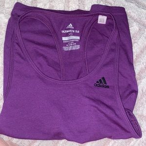 xs purple adidas tank